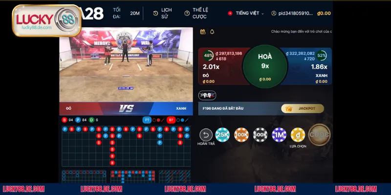 Nhà cái cung cấp mức tỷ lệ thưởng cực cao cho người tham gia