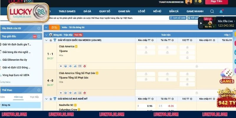 Trận đấu đều mang tiềm năng về lợi nhuận lớn